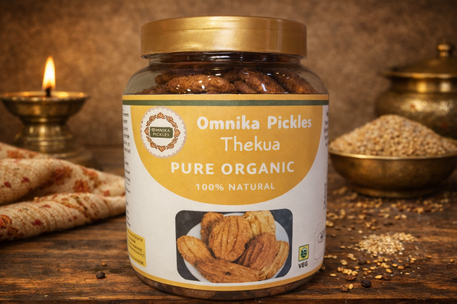 Wheat Thekua 500g – with Desi Ghee | N...